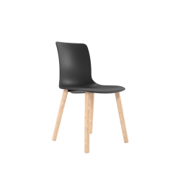 WOOD-LEG-BLACK-FRONT-ANGLE WOOD-LEG-BLACK-FRONT-ANGLE