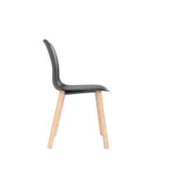 WOOD-LEG-BLACK-SIDE WOOD-LEG-BLACK-SIDE