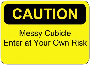 Messy Cubicle