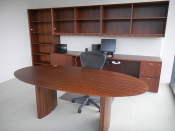 Tuohy Desk with Oval Table