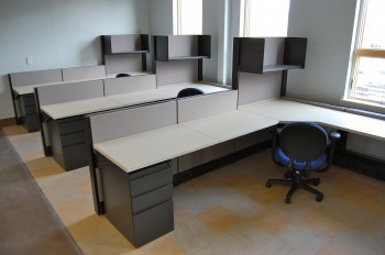 Straight Run of Cubicles