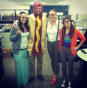 Dressing up for Halloween!