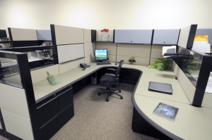 office cubicle 