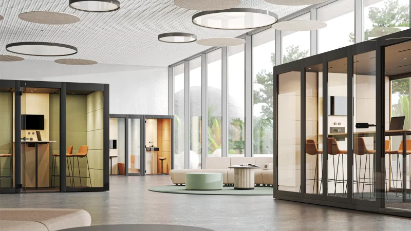 SILENT ROOM NARBUTAS in an open office setting